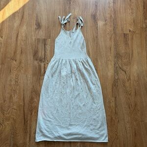 Michael Stars Ribbed V Neck 100% Cotton Dress